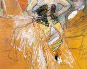 Study for Elles Woman in a Corset - 亨利·德·土鲁斯·罗特列克